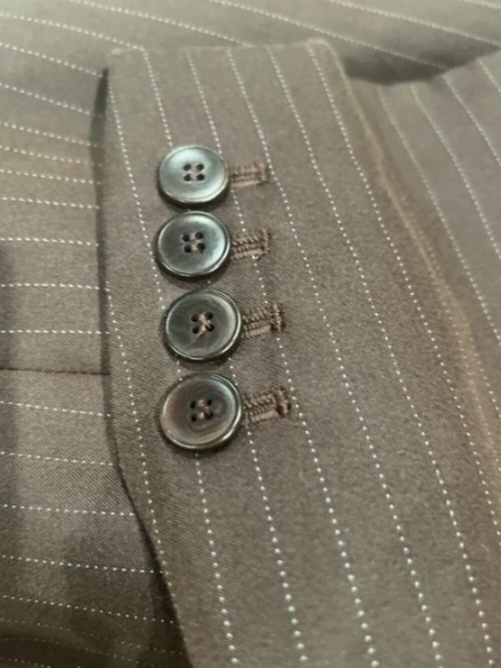 Loft brown pinstripe jacket/blazer - Picture 4 of 4